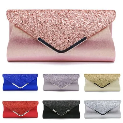 Glitter Evening Clutch Purse