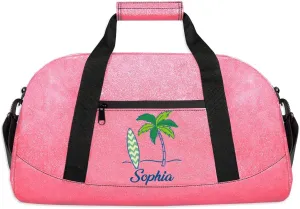 Glitter Girls Duffel Bags Travel Kids Sports Bag for Boys Gym Bag with Name Small Dance Tote for Dancing Girls