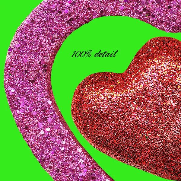 Glitter Hearts