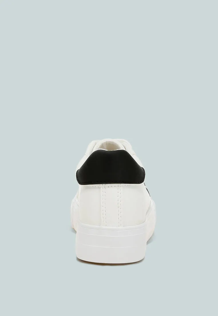 Glitter Patch Chunky Sneakers by RUW