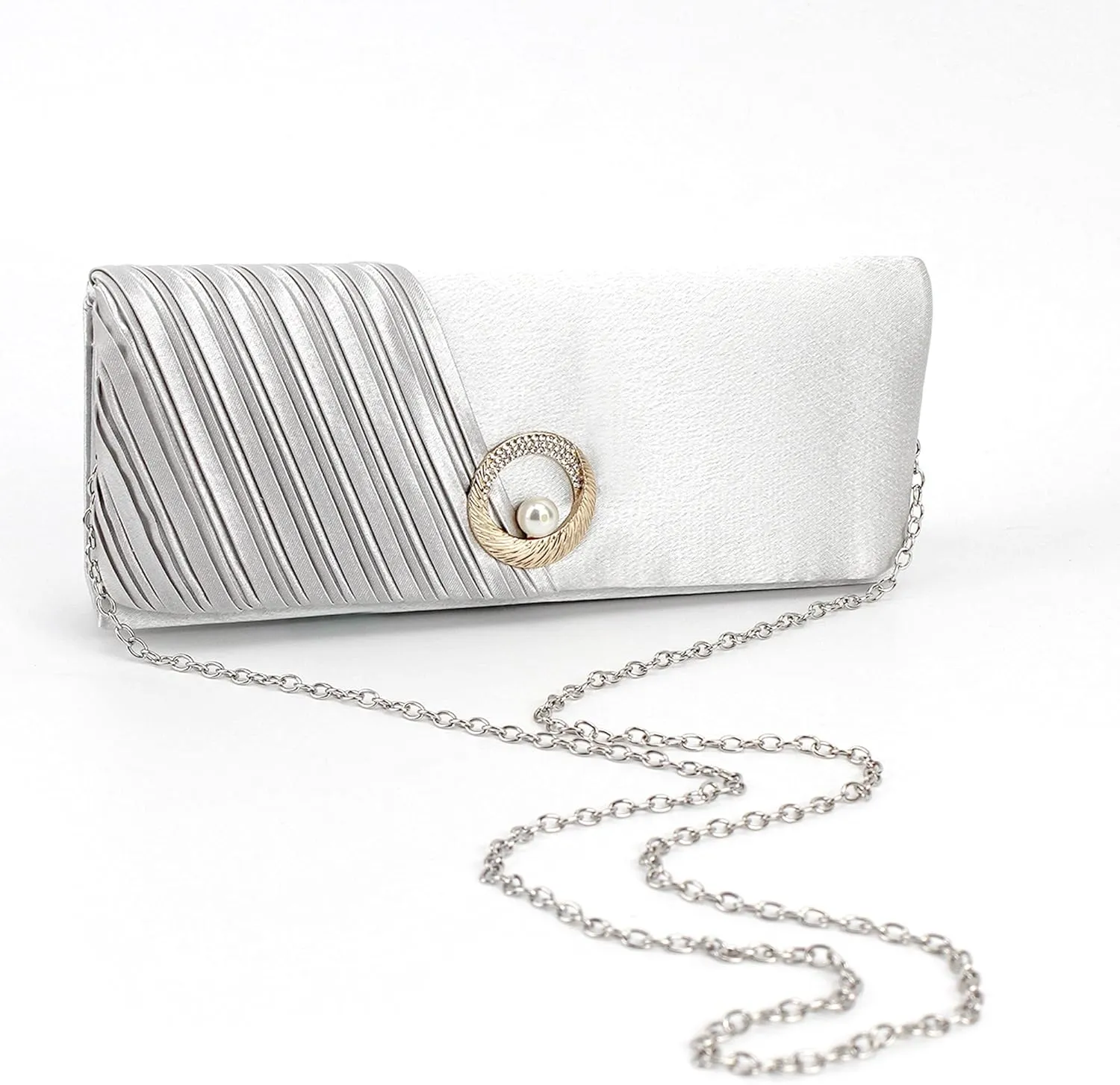 Goclothod Evening Clutch Handbag Women Fashion Crossbody Shoulder Bag Chain Purse