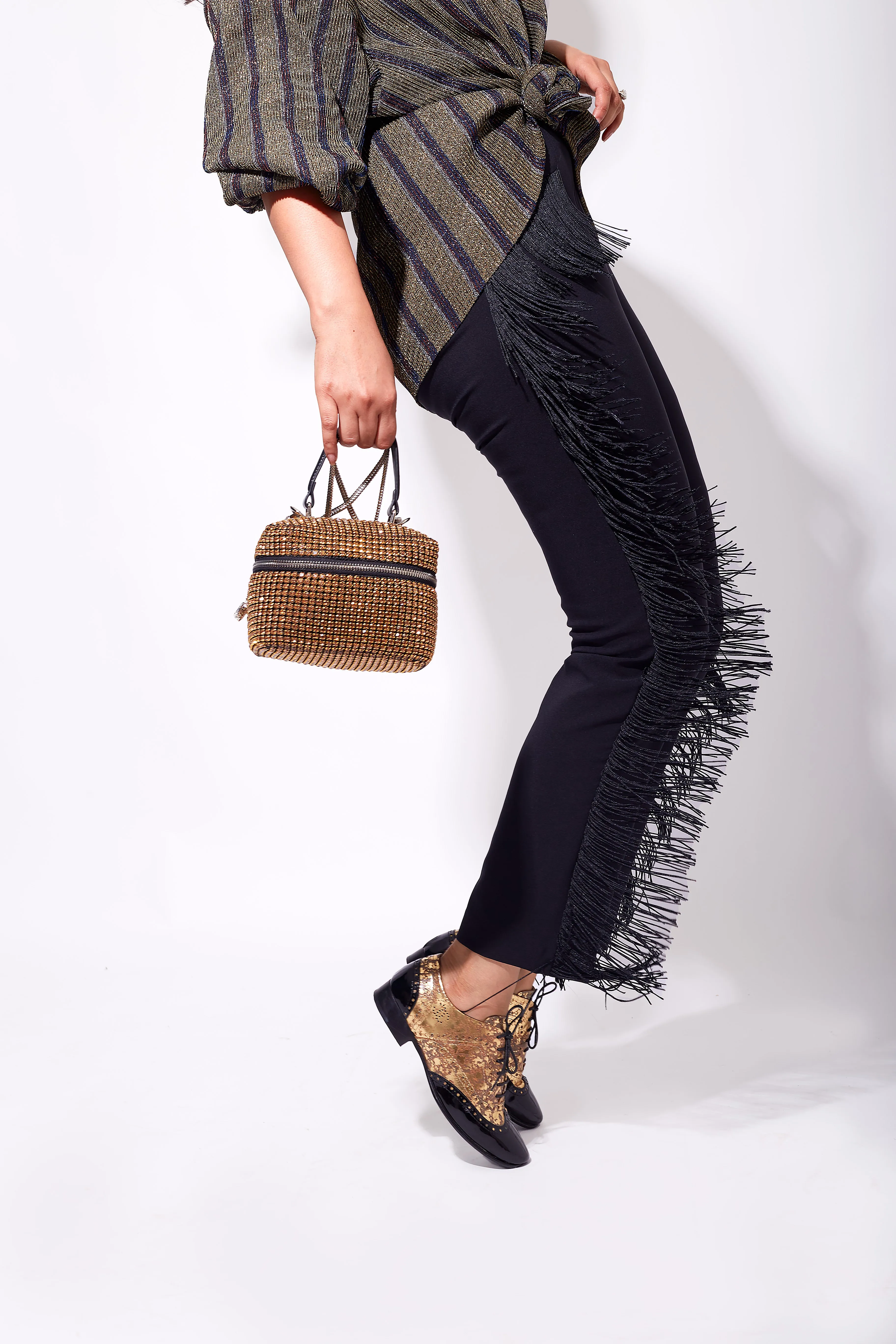 Gold Mini Vanity Party Clutch