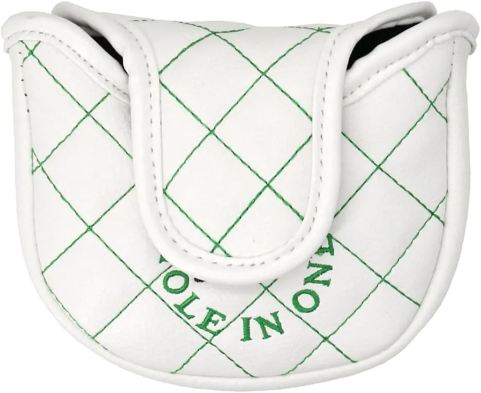 Golf Head Covers Mallet Putter Cover Headcover Magnetic Closure Embroidered Pattern Fit for Most Brands Scotty Cameron Odyssey Mallet Taylormade Ping ect.
