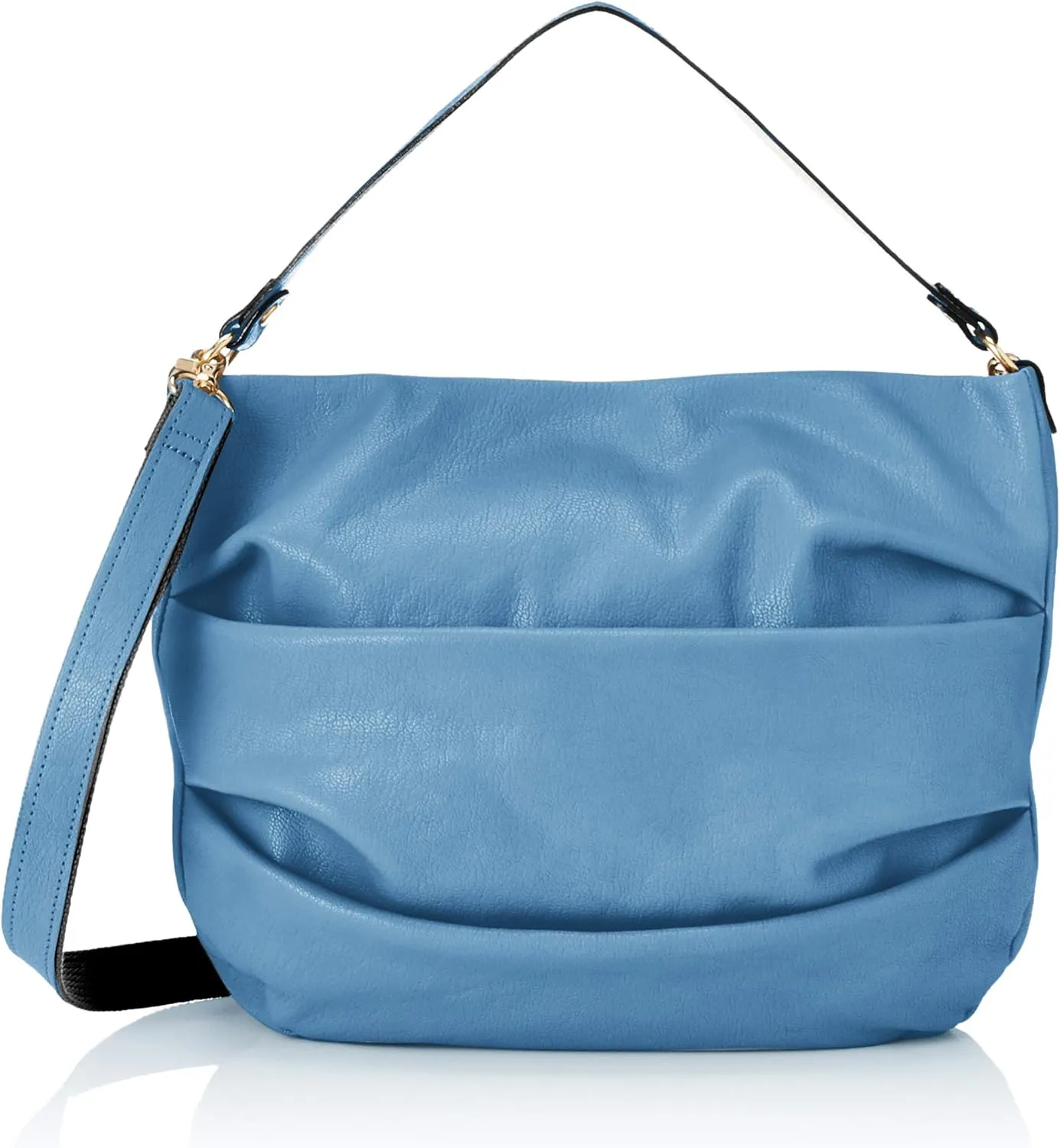 Gourde-Like Cowhide Leather Bag