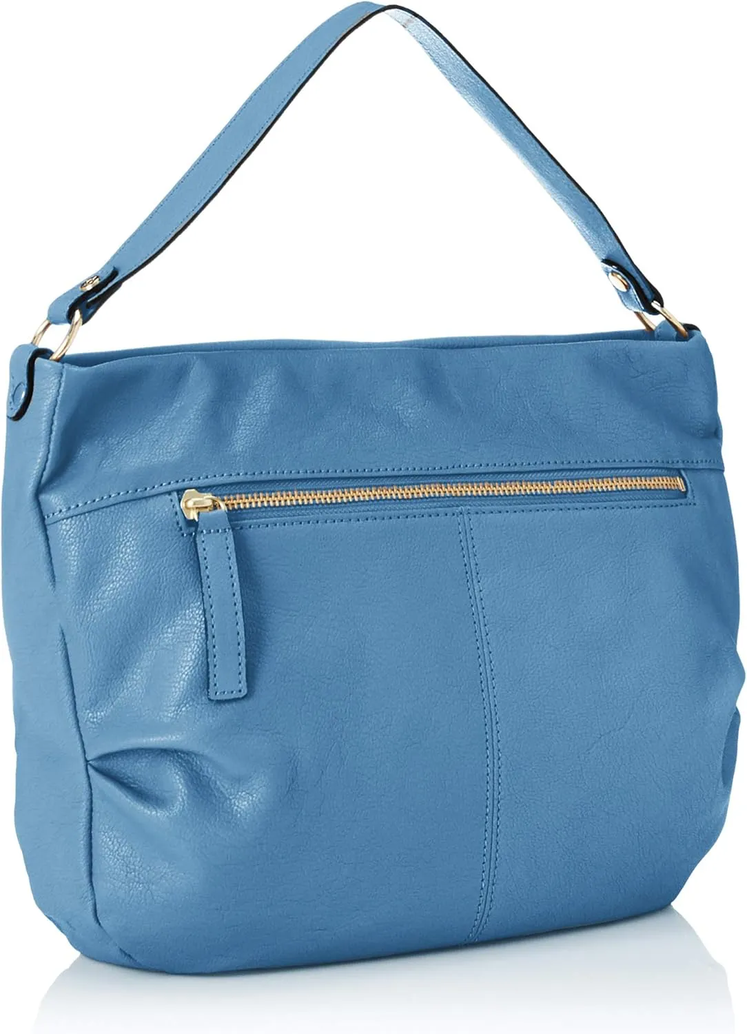 Gourde-Like Cowhide Leather Bag