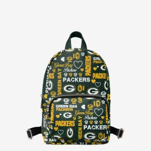 Green Bay Packers Logo Love Mini Backpack