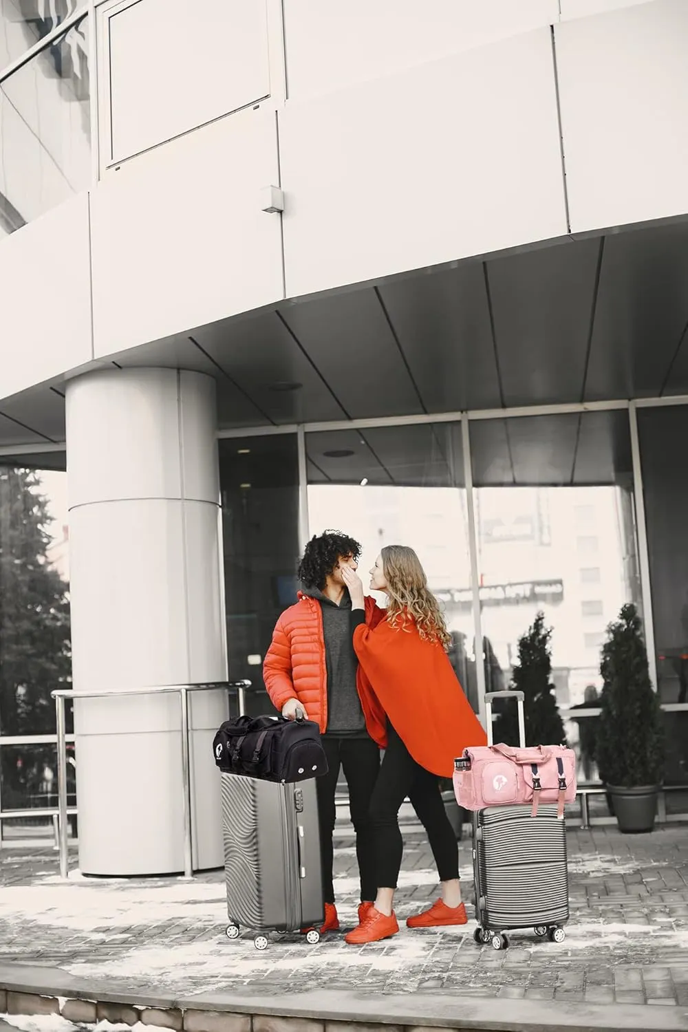 Gym Bag for Men and Women Small - 18.5"×9.5"×9" Duffel Travel Bag with Compartment, Gymnastics Equipment Bags