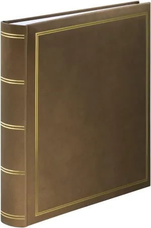 Hama Photo Album, PU Faux Leather, Brown, 34 x 35 cm