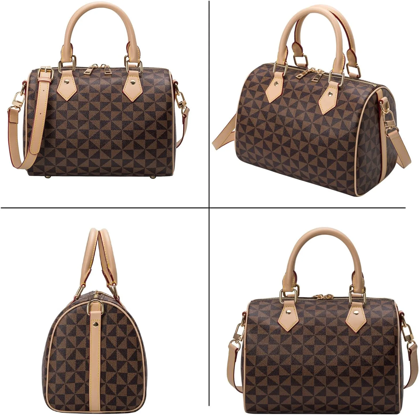 Handbags for Women Faux Leather Purse Large Handle Satchel Bags Shoulder Bag PU Bag