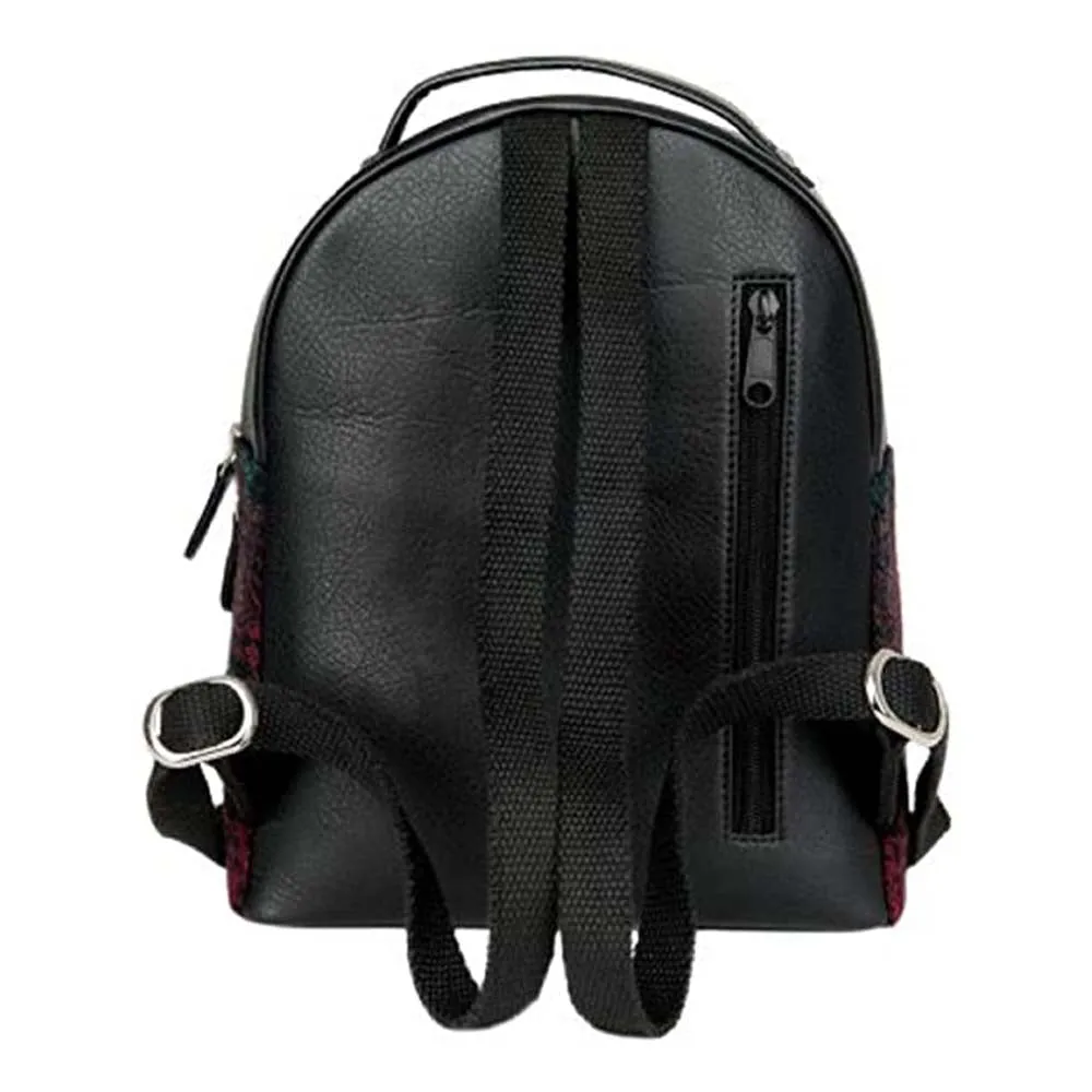 Harris Tweed Baby Backpack (Maroon)