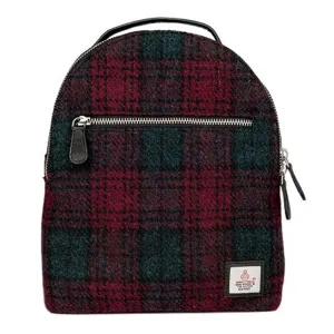 Harris Tweed Baby Backpack (Maroon)