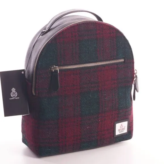 Harris Tweed Baby Backpack (Maroon)