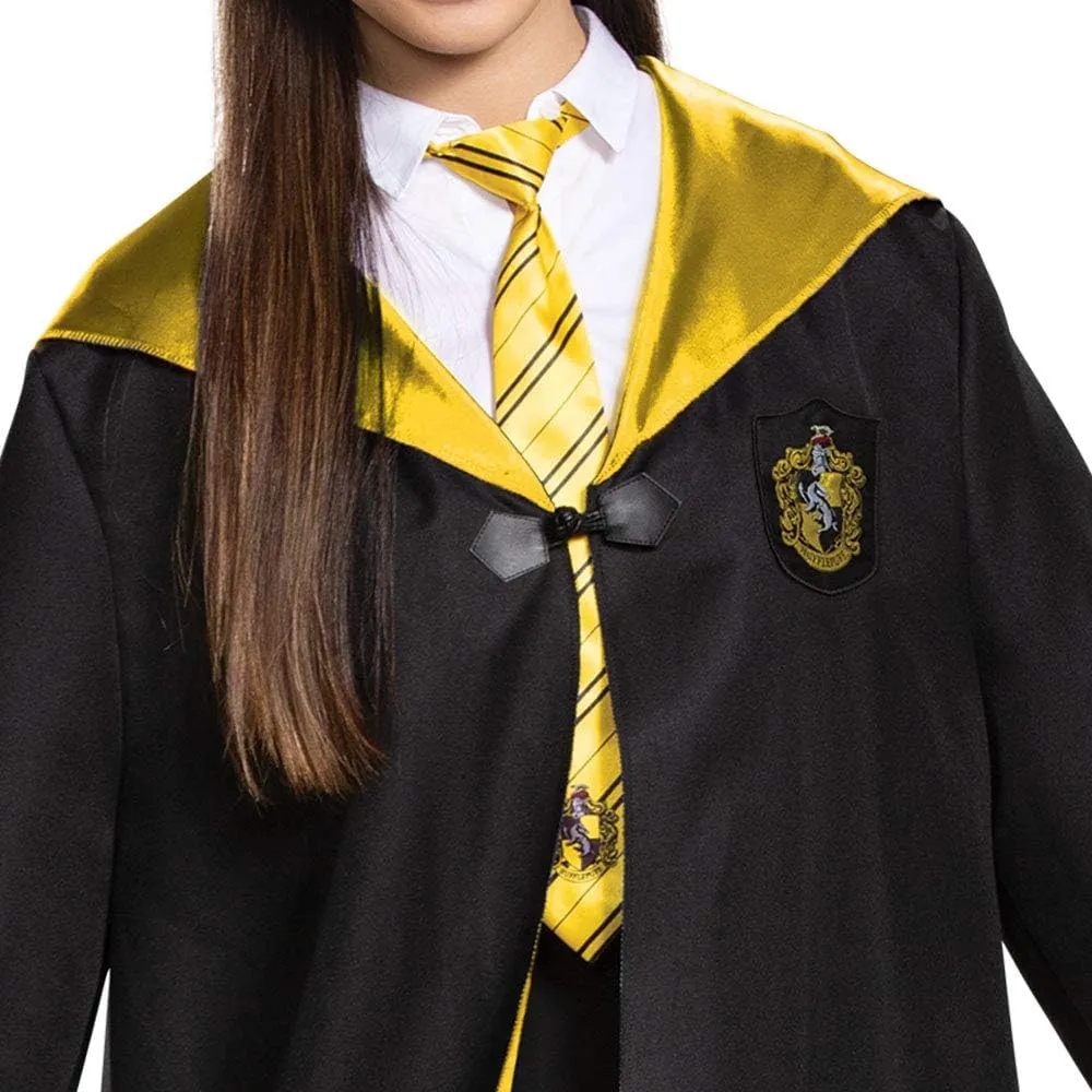 Harry Potter Robe, Deluxe Wizarding World Hogwarts House Themed Robes for Adults, Movie Quality Dress Up Costume Accessory