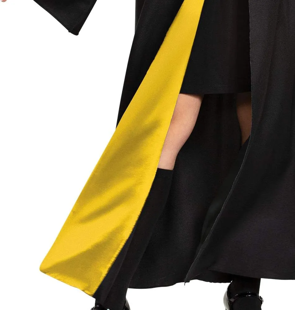 Harry Potter Robe, Deluxe Wizarding World Hogwarts House Themed Robes for Adults, Movie Quality Dress Up Costume Accessory