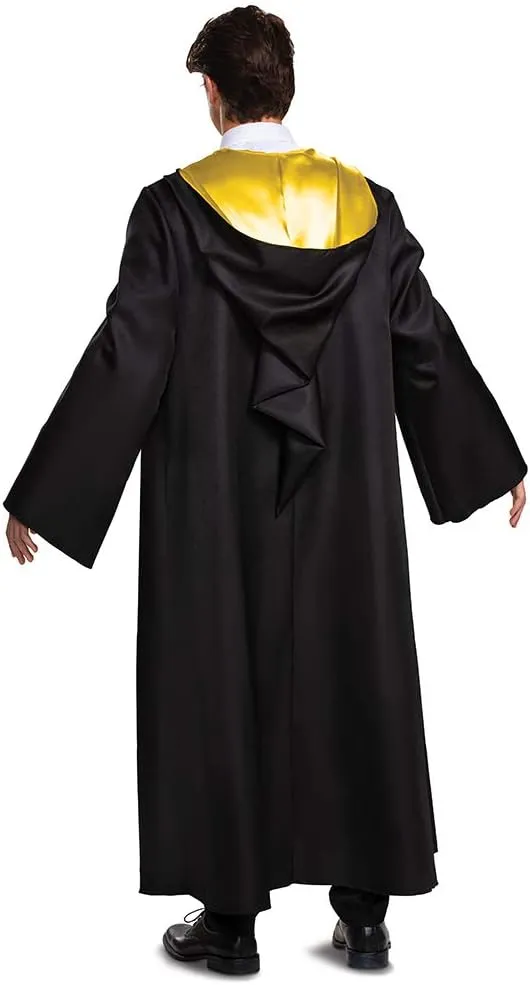 Harry Potter Robe, Deluxe Wizarding World Hogwarts House Themed Robes for Adults, Movie Quality Dress Up Costume Accessory
