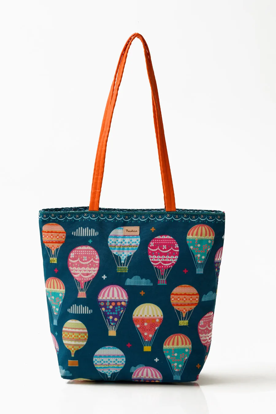 High on Happiness Shoulder Tote Bag with Vegan Leather