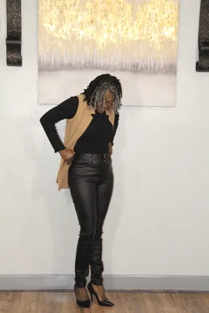 HIGH RISE SKINNY  PANTS