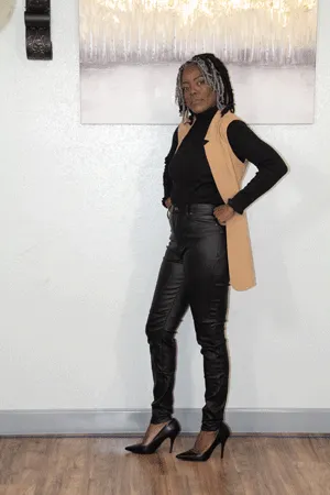 HIGH RISE SKINNY  PANTS