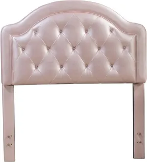 Hillsdale Furniture Karley Full Faux Leather Pink Headboard