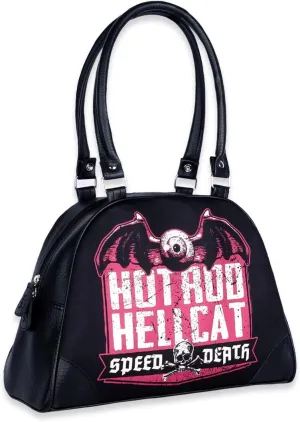 Hotrod Hellcat Bowler Purse Bag Multiple Styles