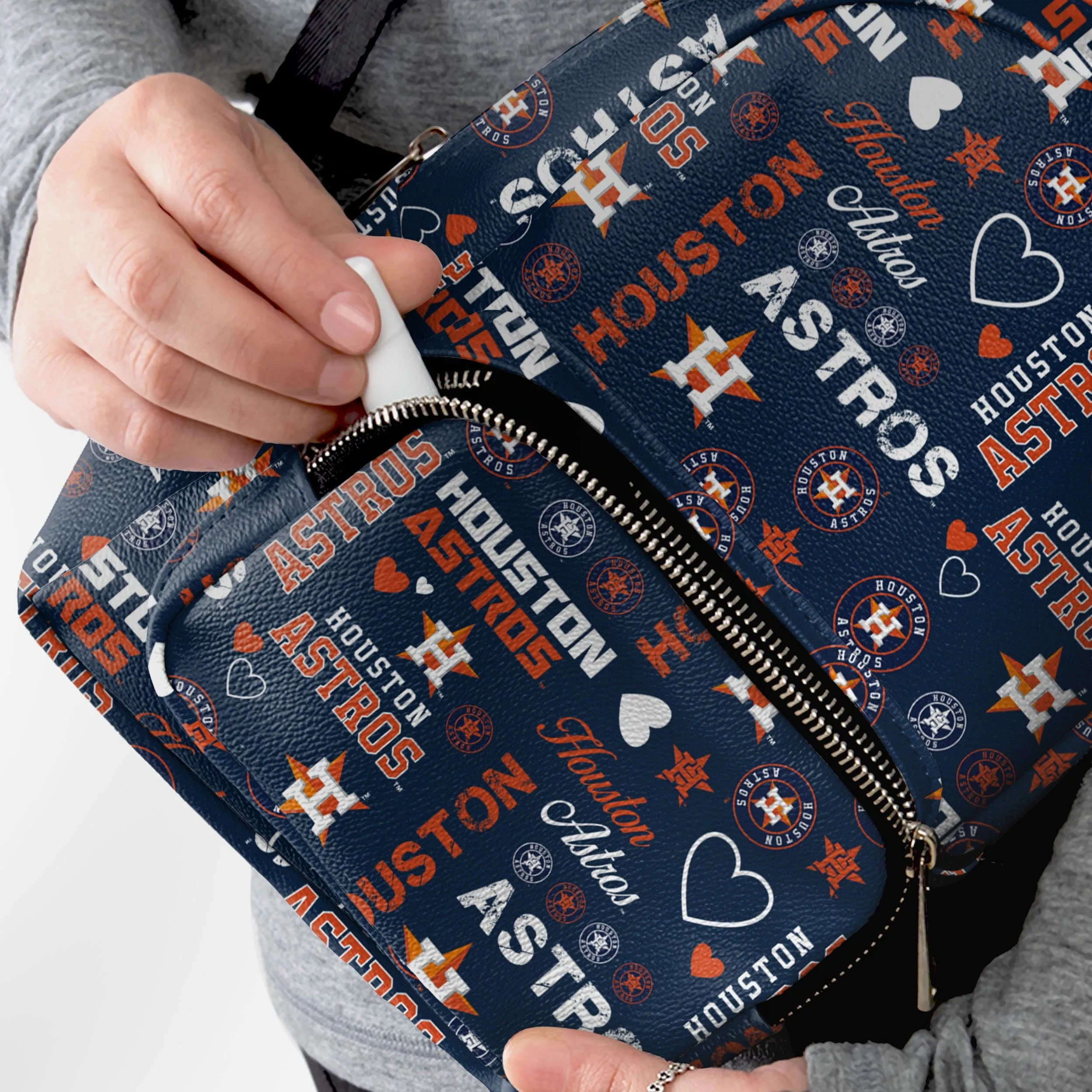 Houston Astros Logo Love Mini Backpack