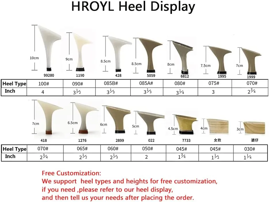 HROYL Women Rhinestone Ballroom Dance Shoes Latin Salsa Performance Dance Shoes YCL356