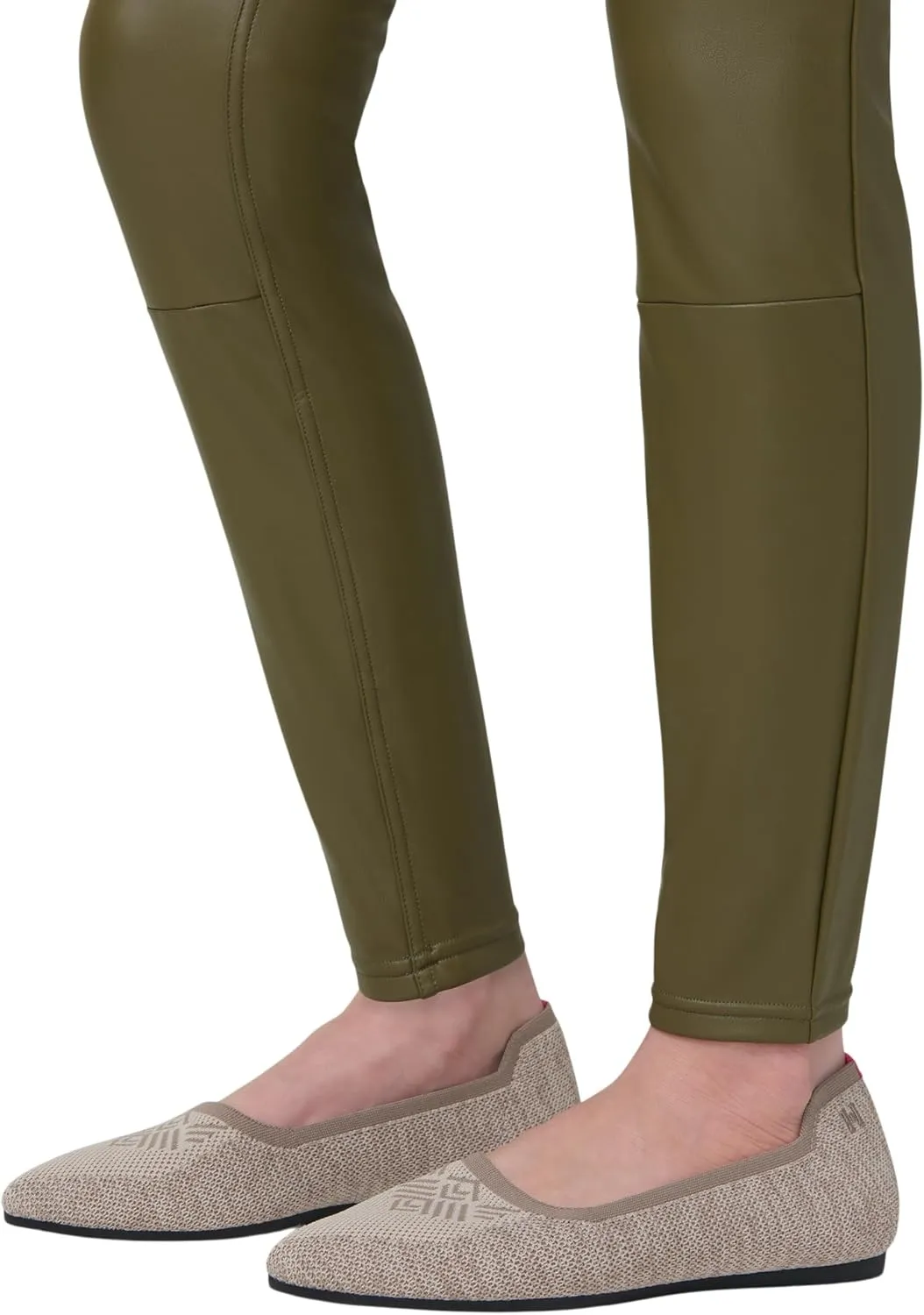 HUE Women's Faux Leather Leggings
