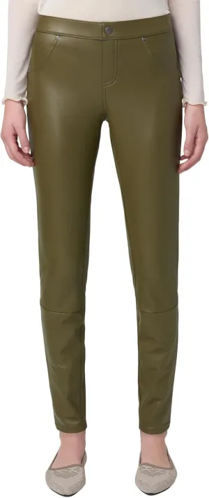 HUE Women's Faux Leather Leggings