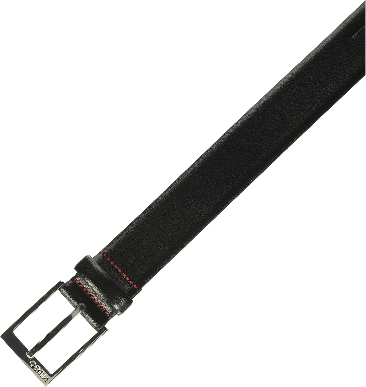 HUGO Men's Gellot Grainy Leather Belt