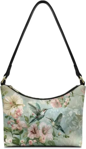 HUGS IDEA Shoulder Bags for Women Small Hobo Tote Handbag Mini Clutch Purse with Zipper Closure