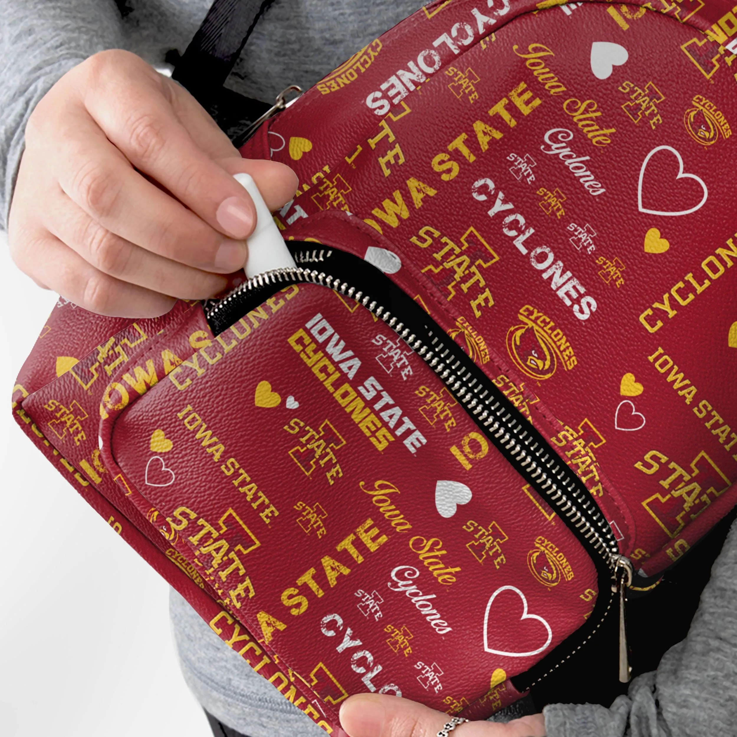 Iowa State Cyclones Logo Love Mini Backpack