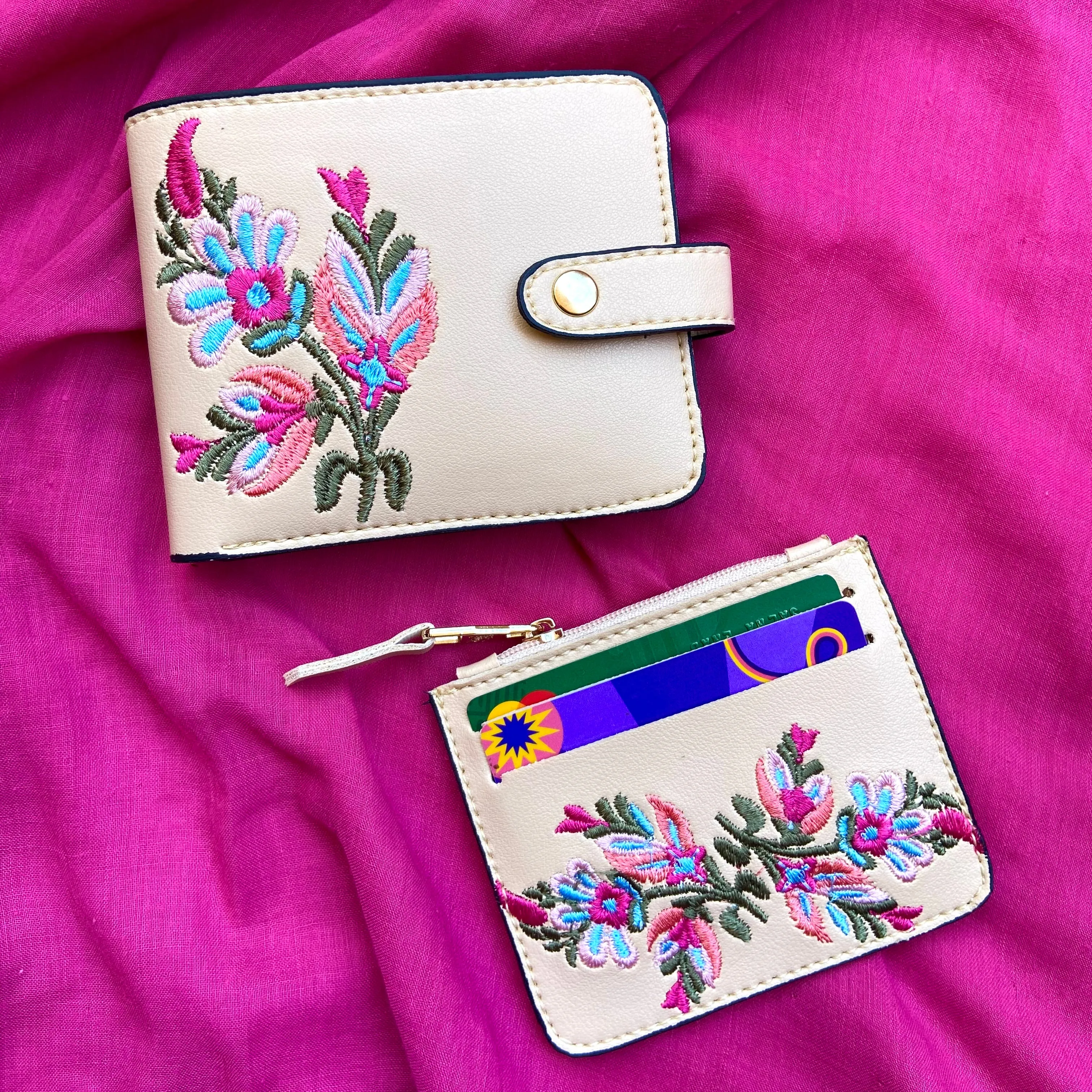 Iris Beige Wallet