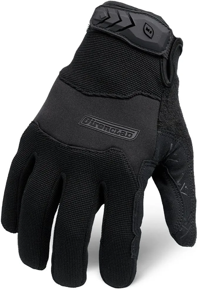 Ironclad Women's Tactical Operator Pro Glove, Stealth Black (1 Pair)