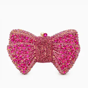Isabella Clutch Bag - Hot Pink