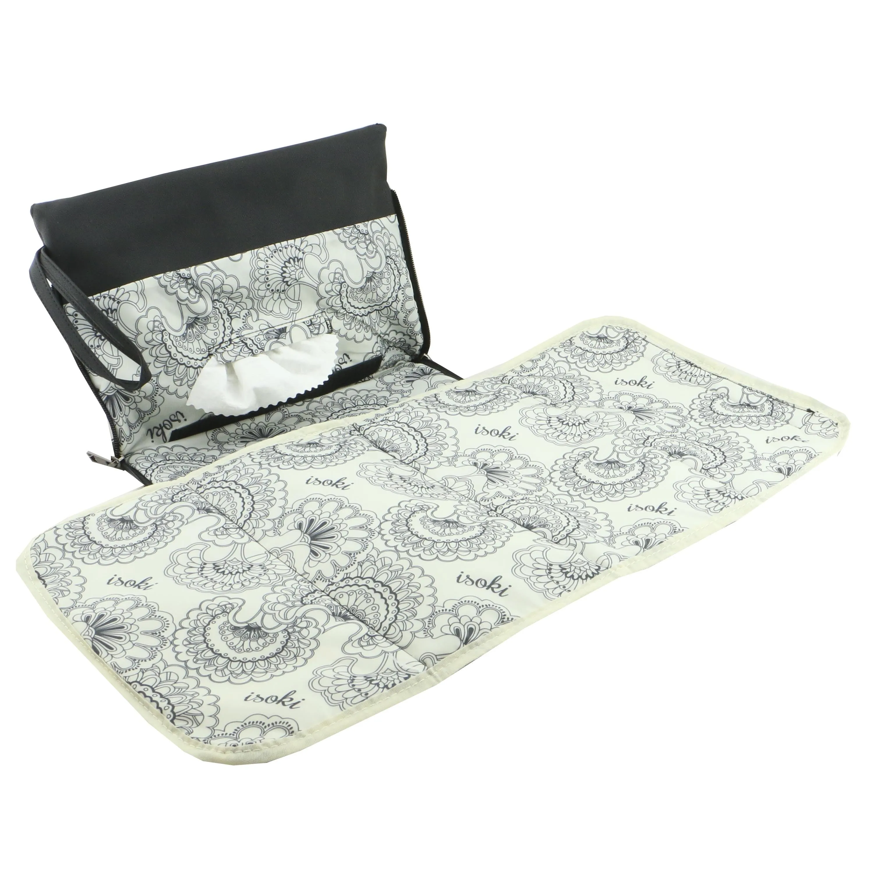 Isoki Windsor Change Mat Clutch - Onyx