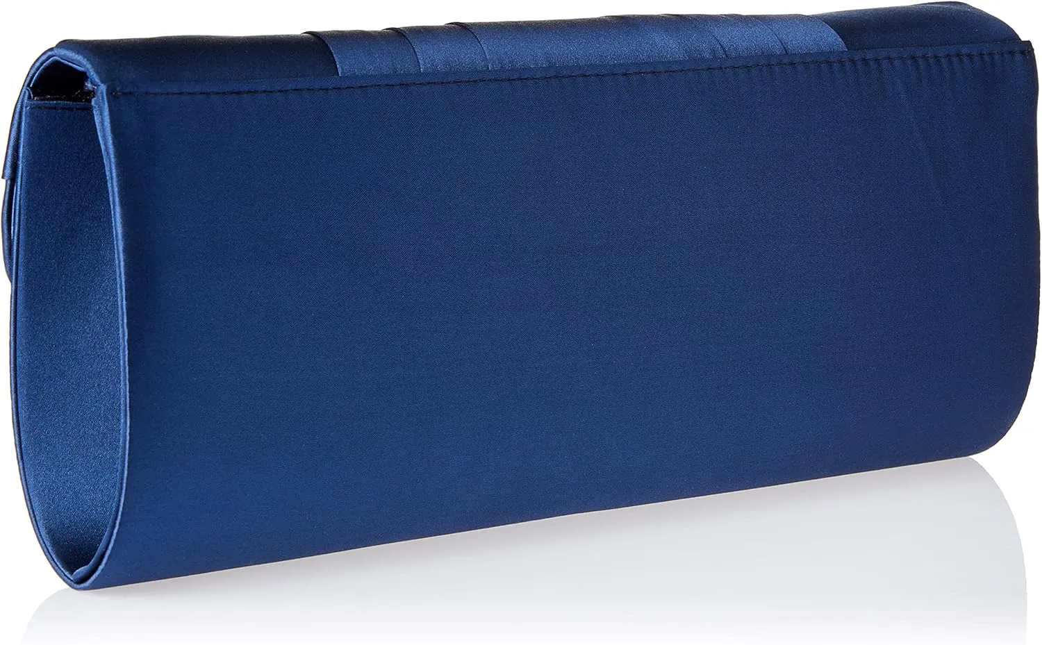 Jessica McClintock Angel Satin Tuxedo Flap Evening Clutch