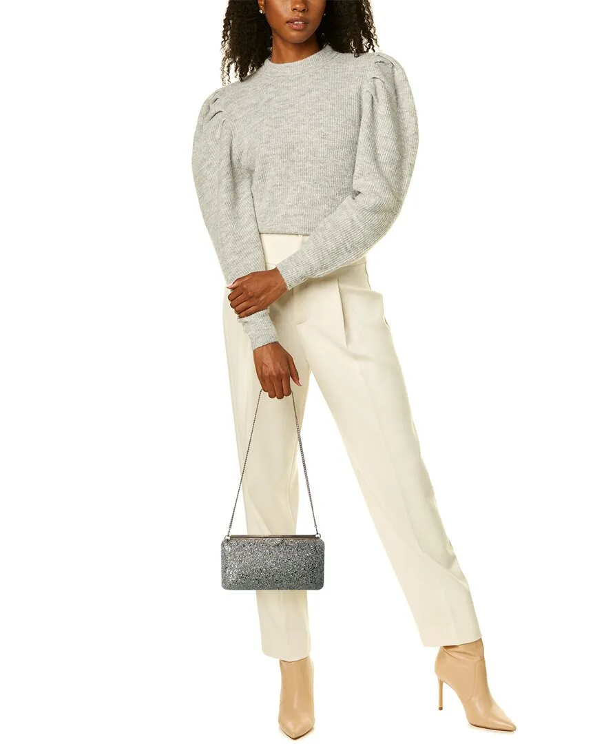 Jimmy Choo Ellipse Glitter Clutch