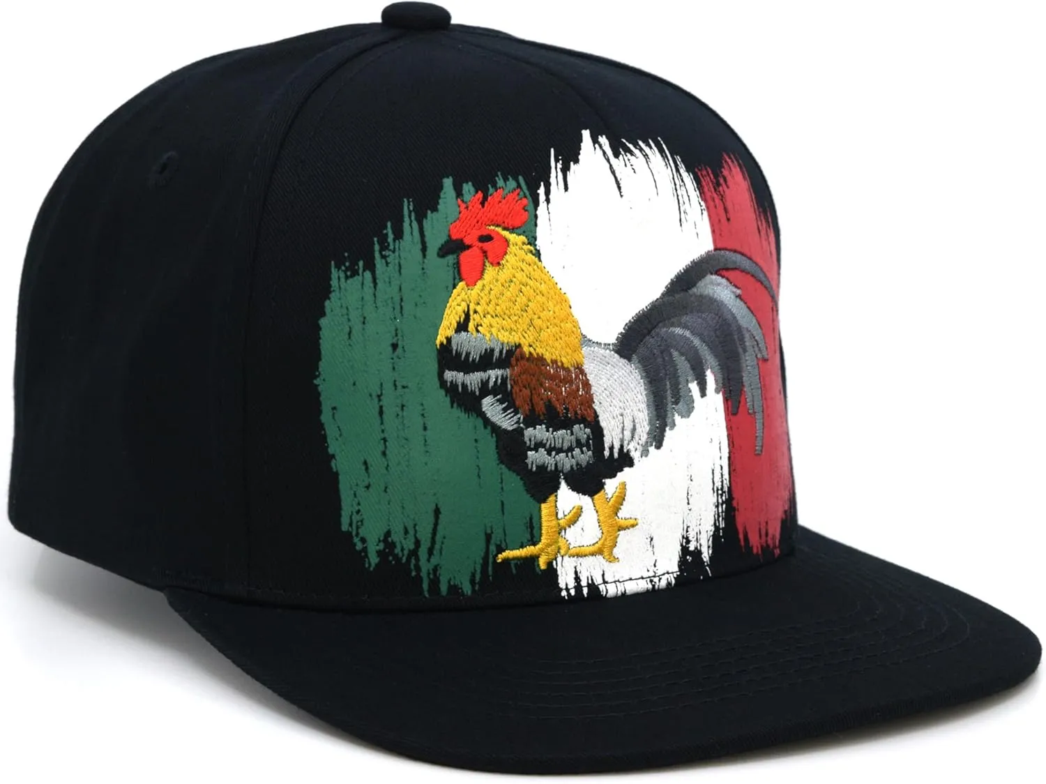 JLGUSA Rooster Cock Snapback Adjustable Hat Flat Bill Adult Baseball Cap Rooster Leader HL Embroidery Gallo Cap