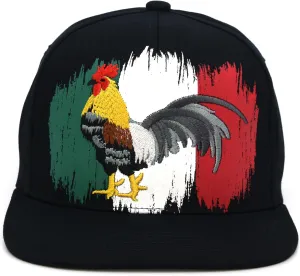 JLGUSA Rooster Cock Snapback Adjustable Hat Flat Bill Adult Baseball Cap Rooster Leader HL Embroidery Gallo Cap