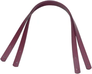 jojofuny 2Pcs Rivets Style Handbag Handles PU Leather Replacement Strap for Tote Bags DIY Accessories for Women Durable and Stylish Bag Belt Color