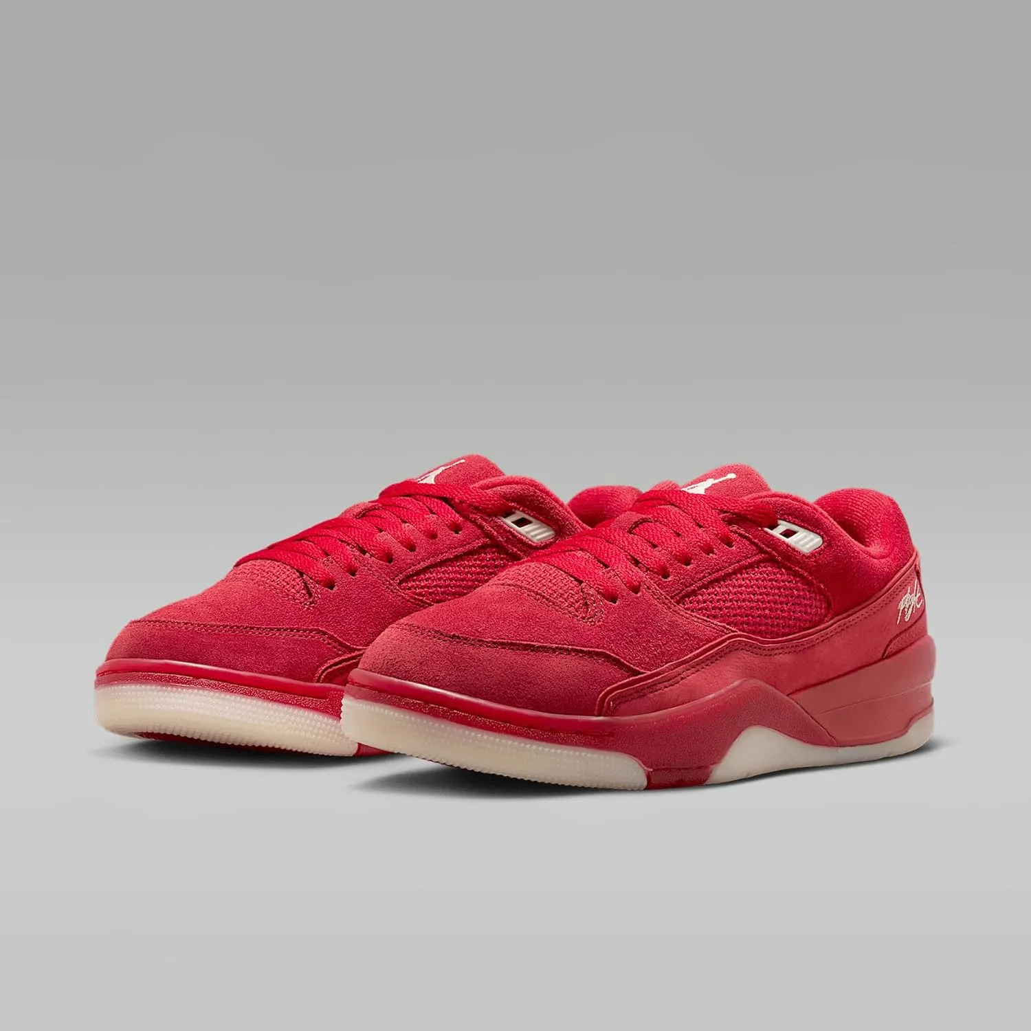 Jordan Flight Court Women's Shoes (FZ9854-601, Varsity Red/Muslin/Sail)
