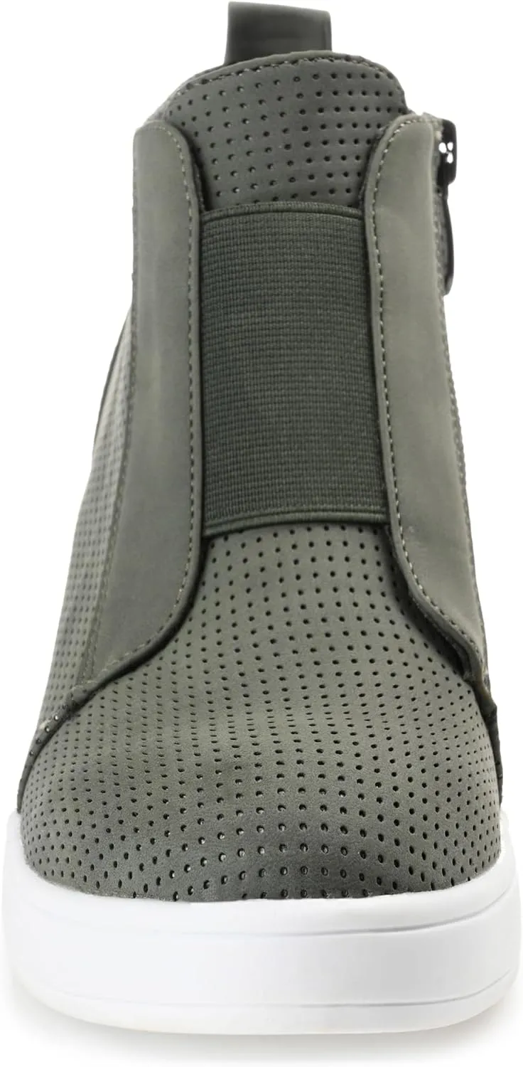 Journee Collection Womens Clara Platform Casual and Fashion Sneakers