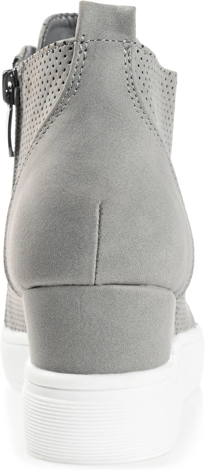 Journee Collection Womens Clara Platform Casual and Fashion Sneakers