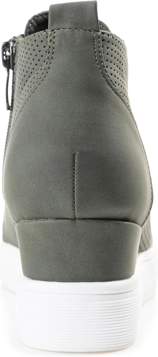 Journee Collection Womens Clara Platform Casual and Fashion Sneakers