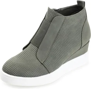 Journee Collection Womens Clara Platform Casual and Fashion Sneakers
