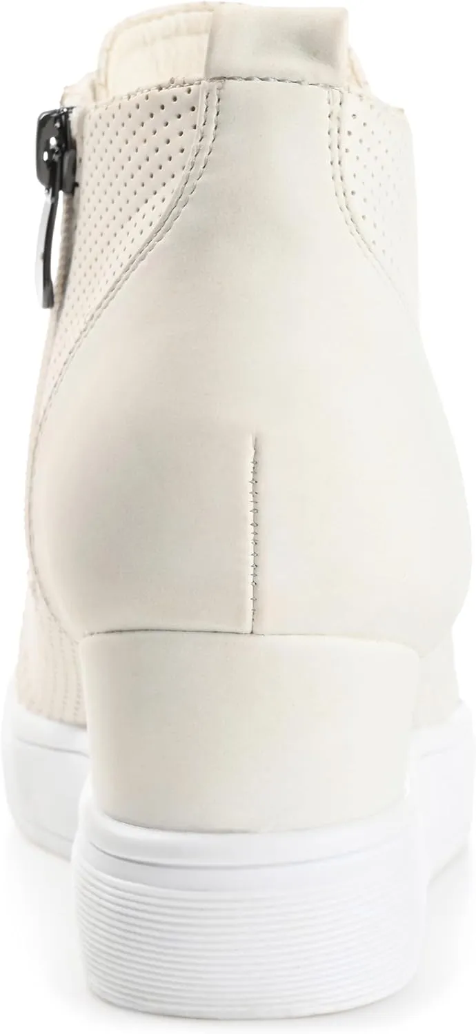 Journee Collection Womens Clara Platform Casual and Fashion Sneakers