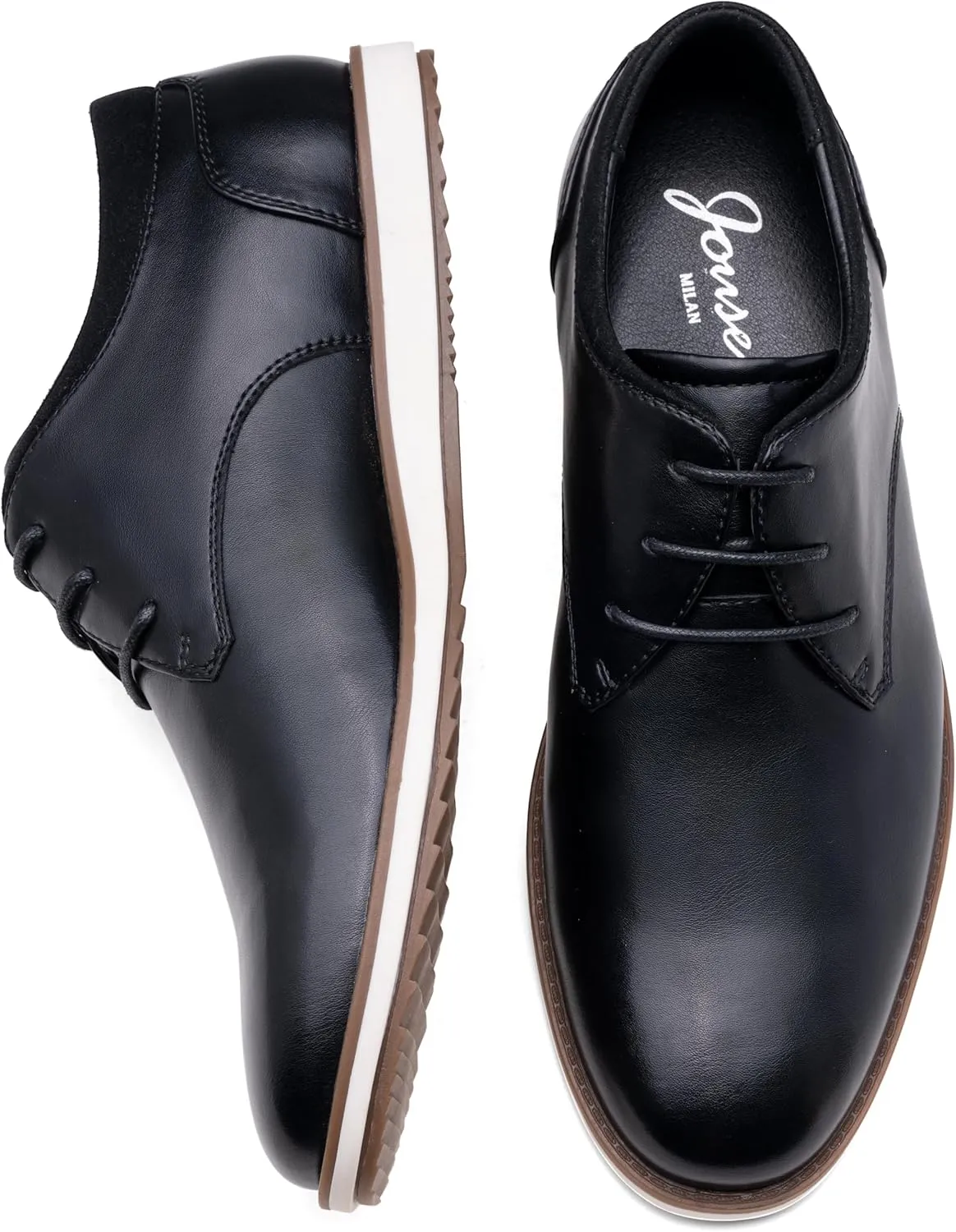 Jousen Men's Dress Shoes Fashion Casual Dress Shoes Business Oxfords for Men