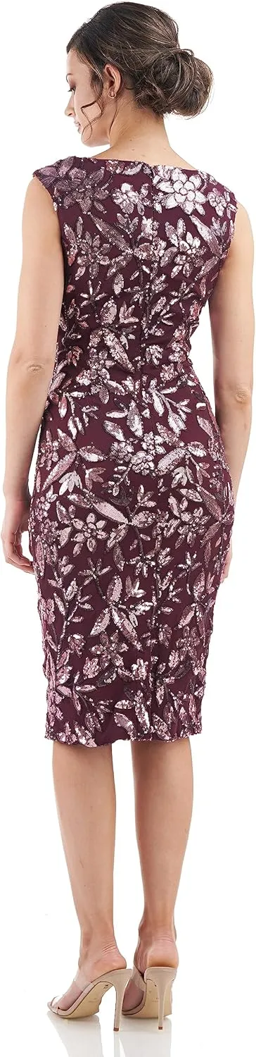 JS Collections Women's Jocelyn Bow Midi Dress