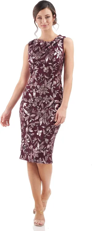 JS Collections Women's Jocelyn Bow Midi Dress