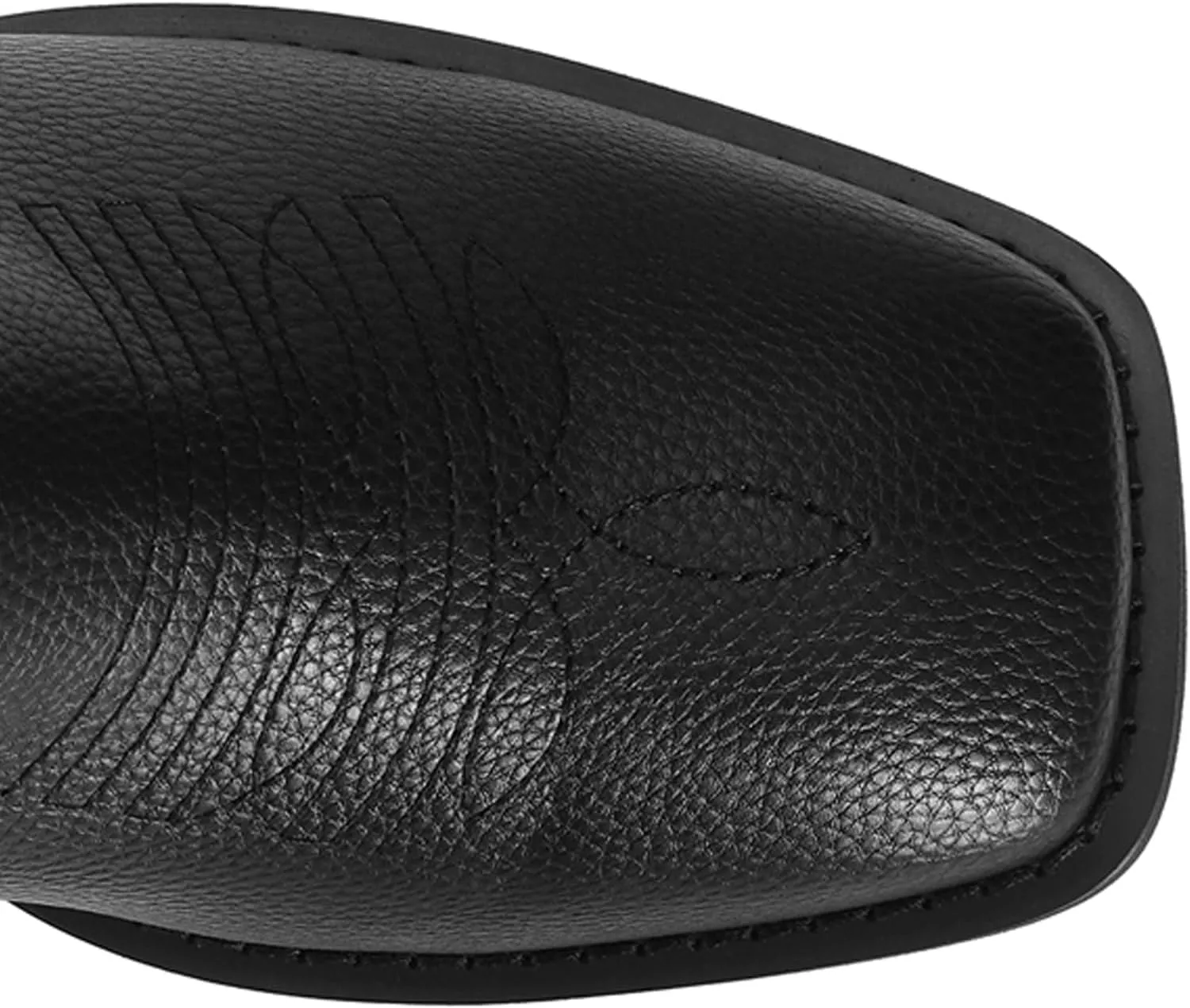 J's.o.l.e Cowboy Boots for Men Western Square Toe Ankle Chelsea Boots